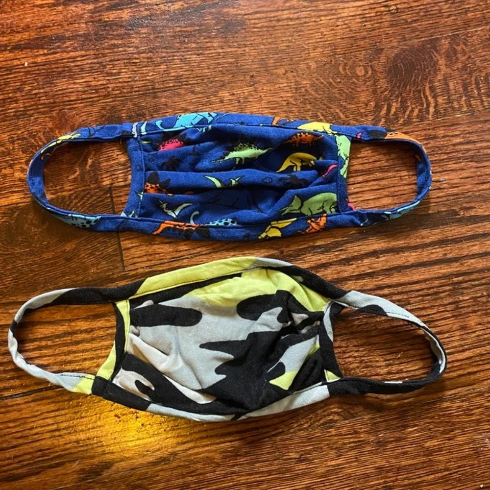 Super Soft Camo/Dino Masks